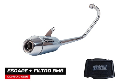 [EM190CB22-D] HONDA CB 190CC ST2 CROMO + FILTRO BMB
