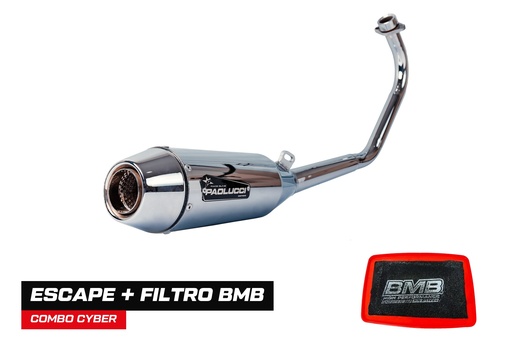 [EM250NEWCB22-D] HONDA NEW TWISTER CB 250CC ST2 CROMO + FILTRO BMB