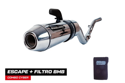 YAMAHA XTZ 250CC POR ARRIBA ST2 CROMO + FILTRO BMB
